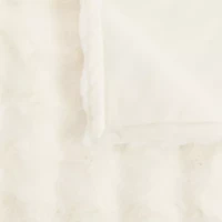 Regal Home Bubble Faux Fur 50x70 Washable Midweight Throw