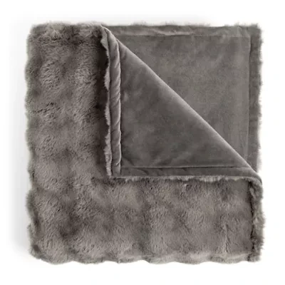 Regal Home Bubble Faux Fur 50x70 Washable Midweight Throw