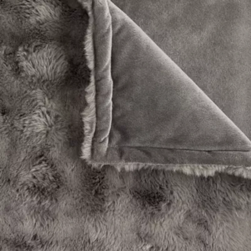 Regal Home Bubble Faux Fur 50x70 Washable Midweight Throw