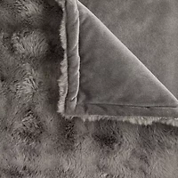 Regal Home Bubble Faux Fur 50x70 Washable Midweight Throw
