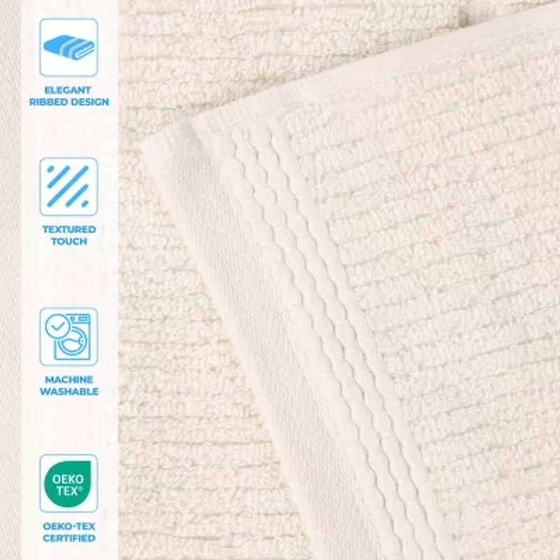 SUPERIOR® Milo Smart Twist Viscose Cotton Blend -pc. Quick Dry Bath Towel Set