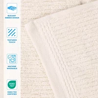 SUPERIOR® Milo Smart Twist Viscose Cotton Blend 6pc Hand Towel 6-pc. Quick Dry Bath Set