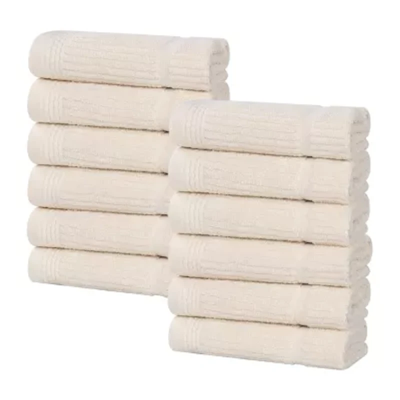 SUPERIOR® Milo Smart Twist Viscose Cotton Blend 12-pc. Quick Dry Washcloth
