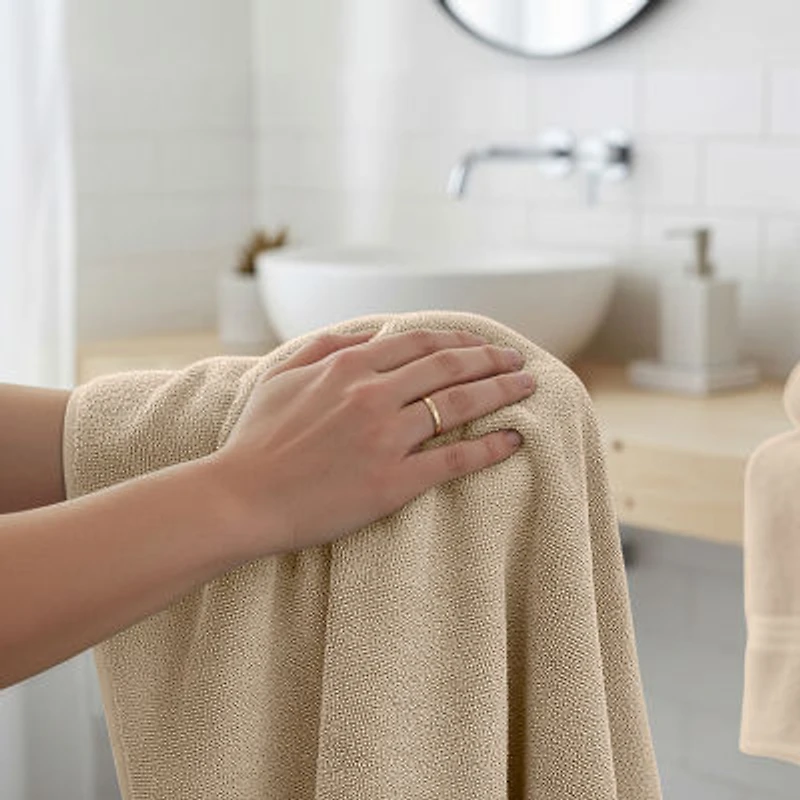 SUPERIOR® Miami 6pc Soft Durable Cotton Towel Set 6-pc. Quick Dry Bath