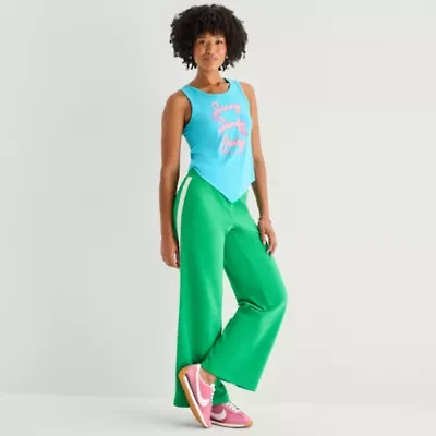 Juicy By Couture Womens Juniors Wide Leg Track Pant