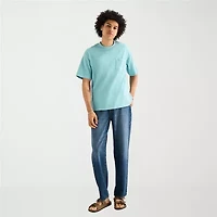 Arizona Mens Crew Neck Short Sleeve Big and Tall T-Shirt