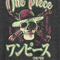 One Piece Mens Crew Neck Short Sleeve Classic Fit Big and Tall Graphic T-Shirt
