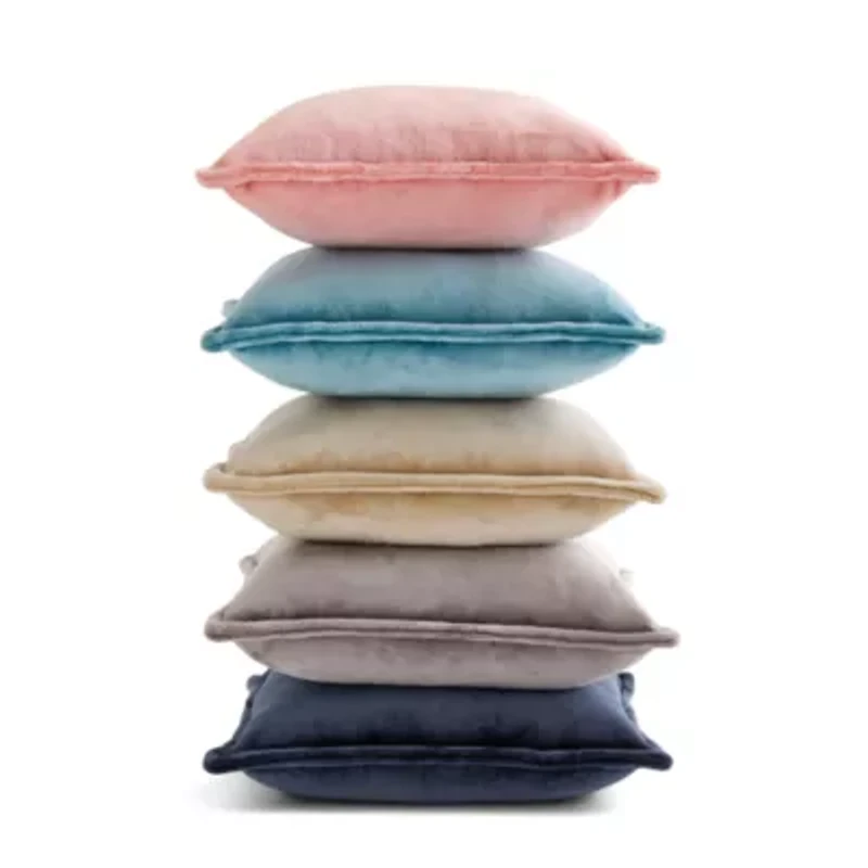 Home Expressions Velvet Plush 2-pack Square Throw Pillow
