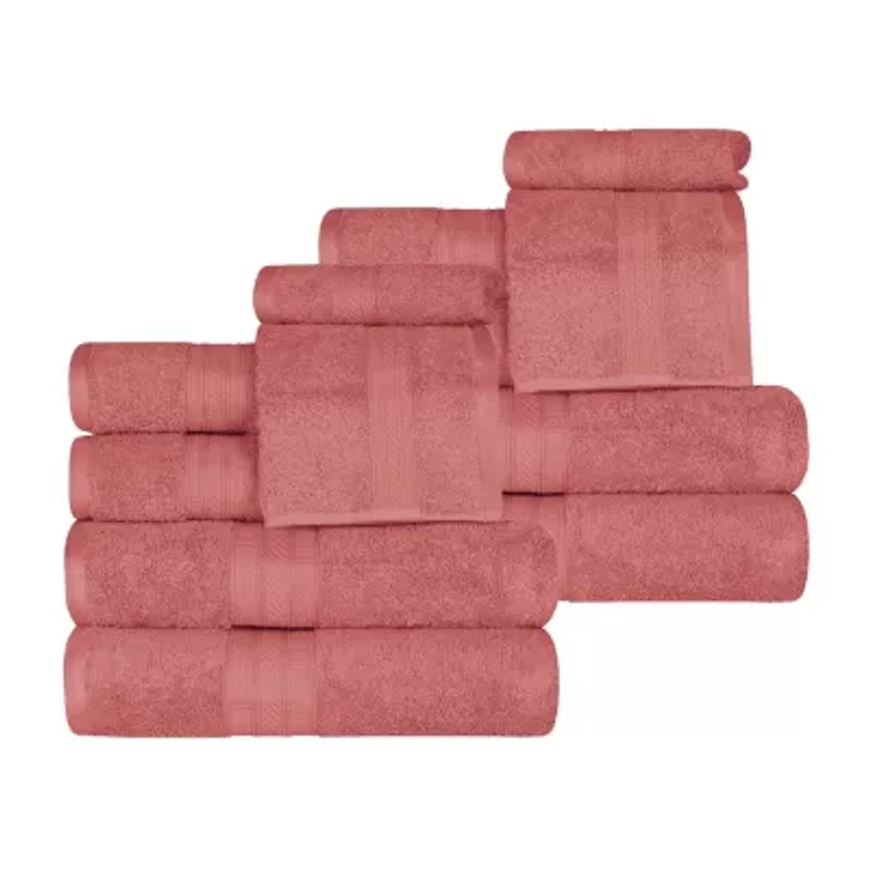 SUPERIOR® Atlas Premium Cotton 12pc Bath Towel Set 12-pc. Quick Dry