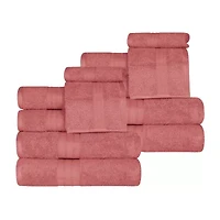 SUPERIOR® Atlas Premium Cotton 12pc Bath Towel Set 12-pc. Quick Dry