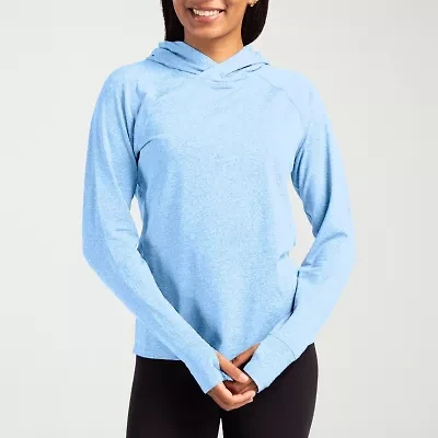 CUTTER & BUCK® Womens Hooded Long Sleeve Quarter-Zip Pullover