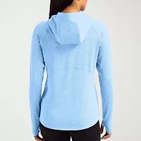 CUTTER & BUCK® Womens Hooded Long Sleeve Quarter-Zip Pullover
