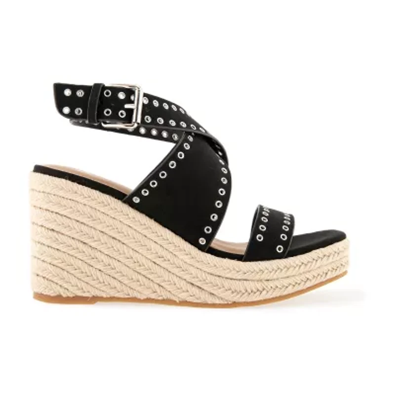 Rebecca Minkoff Womens Gemma Wedge Sandals