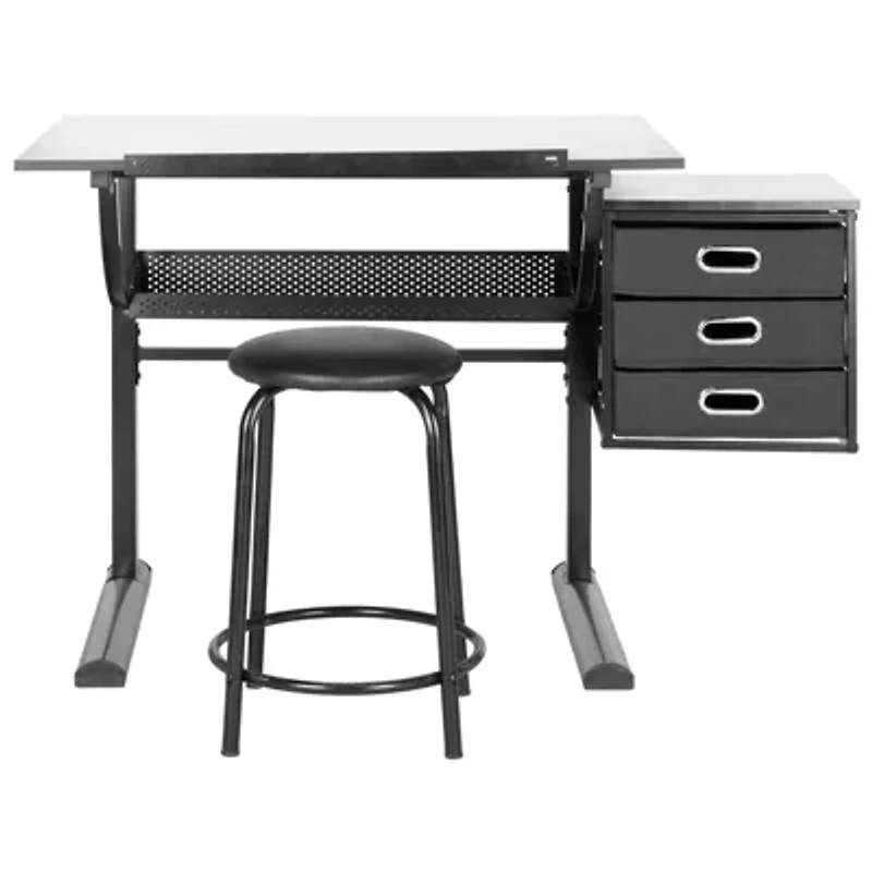 Percival Writing Desk and Barstool