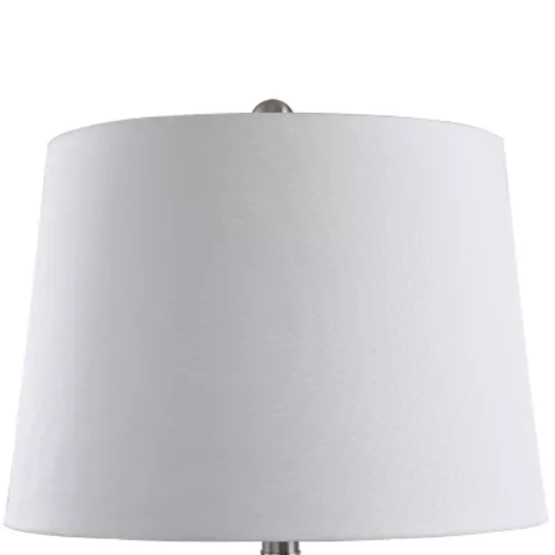 Stylecraft 14 W Green Glass Table Lamp