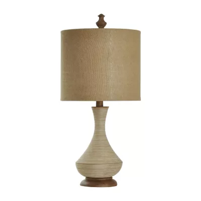 Stylecraft 11 W Natural Gray Table Lamp