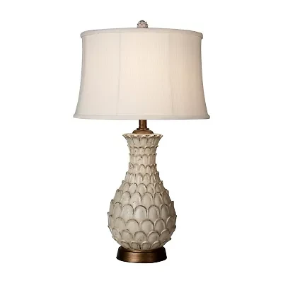 Stylecraft Jane Seymour 17 W White Table Lamp