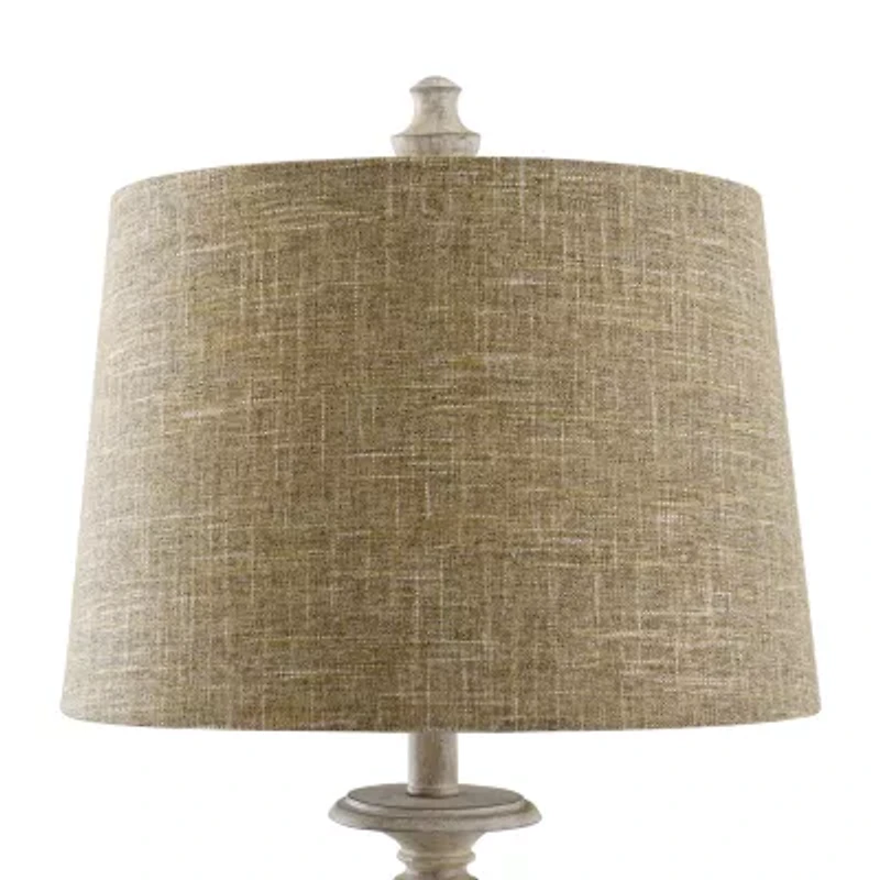 Stylecraft Cromwell 15" W Off-White Table Lamp