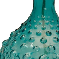 Stylecraft 10 W Blue & Off-White Glass Table Lamp