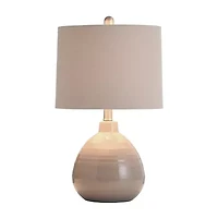 Stylecraft Cameron Gray Ceramic Table Lamp