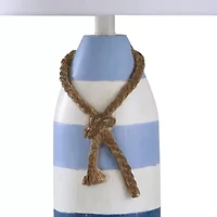 Stylecraft 10 W Blue Stripe Table Lamp