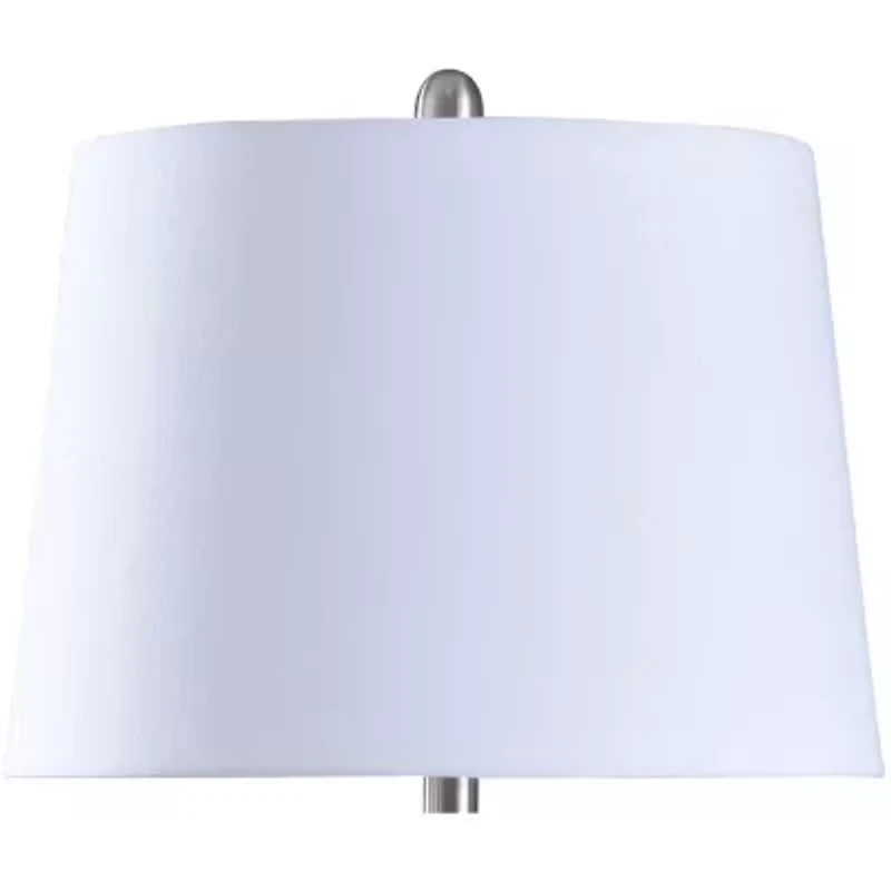 Stylecraft 15.5 W Off-White & Blue Ceramic Table Lamp