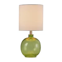 Stylecraft 9.5 W Green Meadow Glass Table Lamp