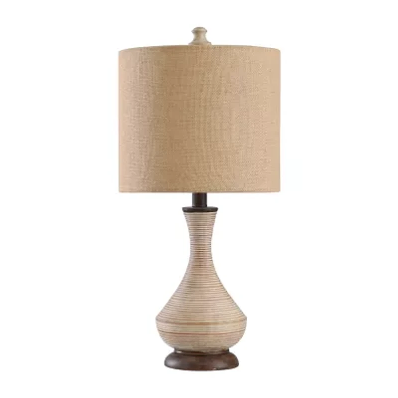 Stylecraft 11 W Natural Gray Table Lamp