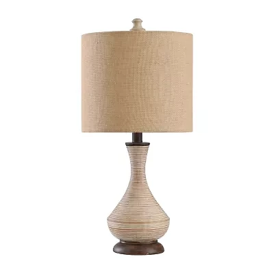 Stylecraft 11 W Natural Gray Table Lamp