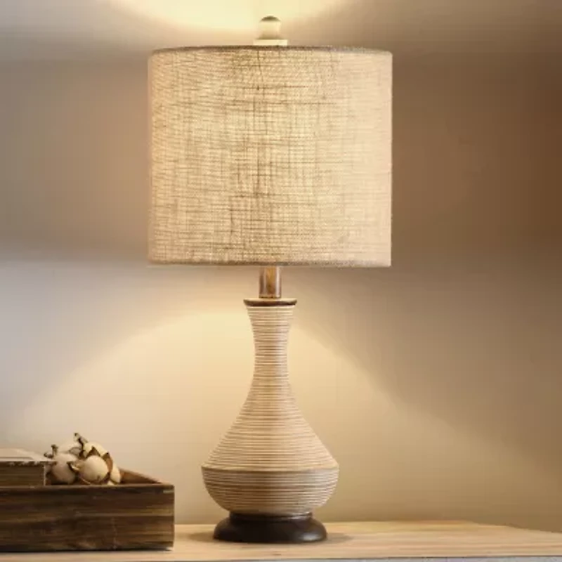 Stylecraft 11 W Natural Gray Table Lamp