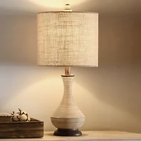 Stylecraft 11 W Natural Gray Table Lamp