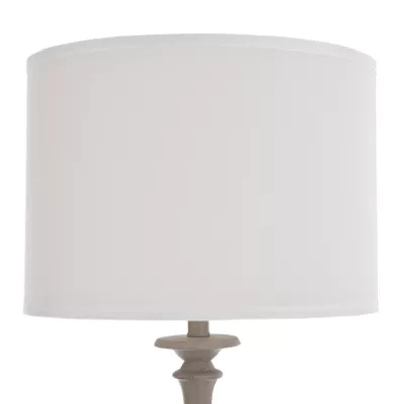 Stylecraft Charlton Distressed Gray Floor Lamp