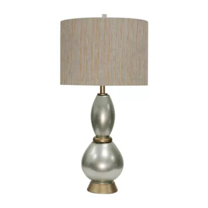 Stylecraft 17 W Gold & Silver Steel Table Lamp