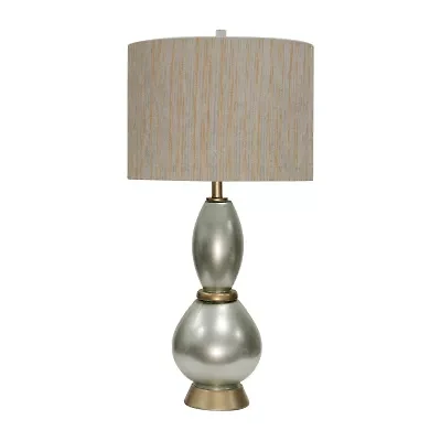 Stylecraft 17 W Gold & Silver Steel Table Lamp