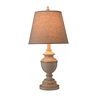Stylecraft 12 W Distressed Cream Table Lamp