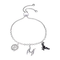 Disney Classics Villains Womens Cubic Zirconia Bolo Bracelet