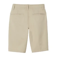 French Toast Little & Big Kid Boys 10" Mid Rise Moisture Wicking Stretch Fabric Chino Short