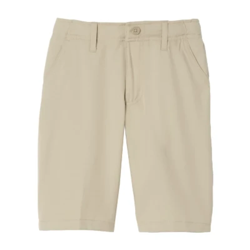 French Toast Little & Big Kid Boys 10" Mid Rise Moisture Wicking Stretch Fabric Chino Short