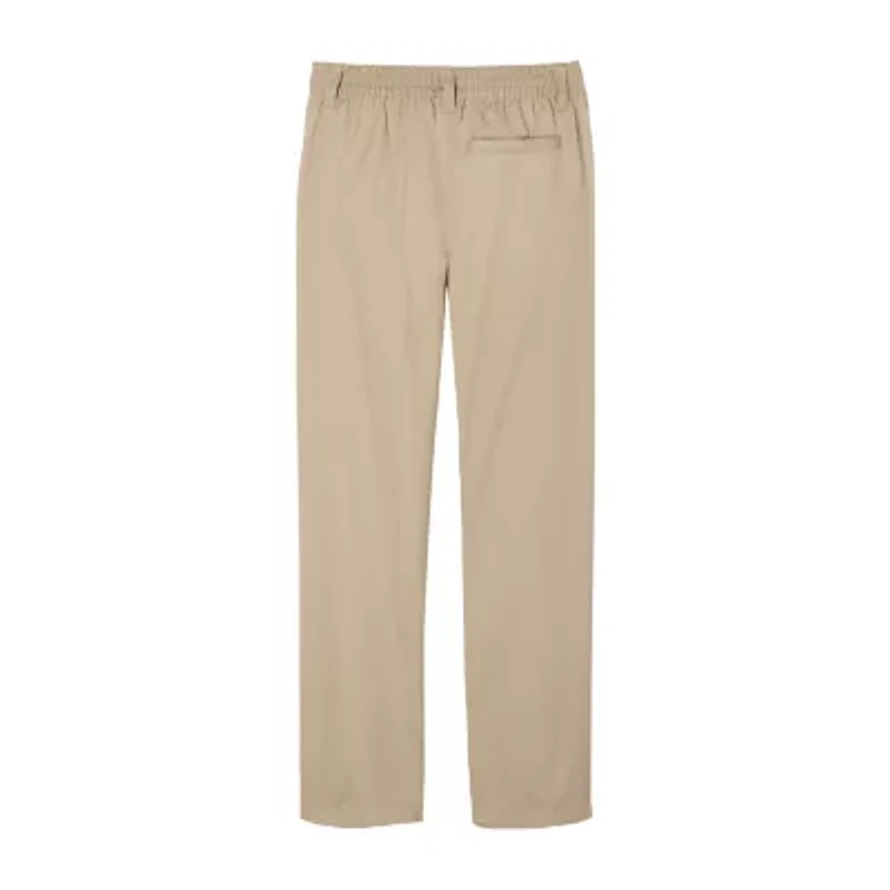 French Toast Relaxed Fit Pull-On Pant Little & Big Kid Boys Straight Flat Front