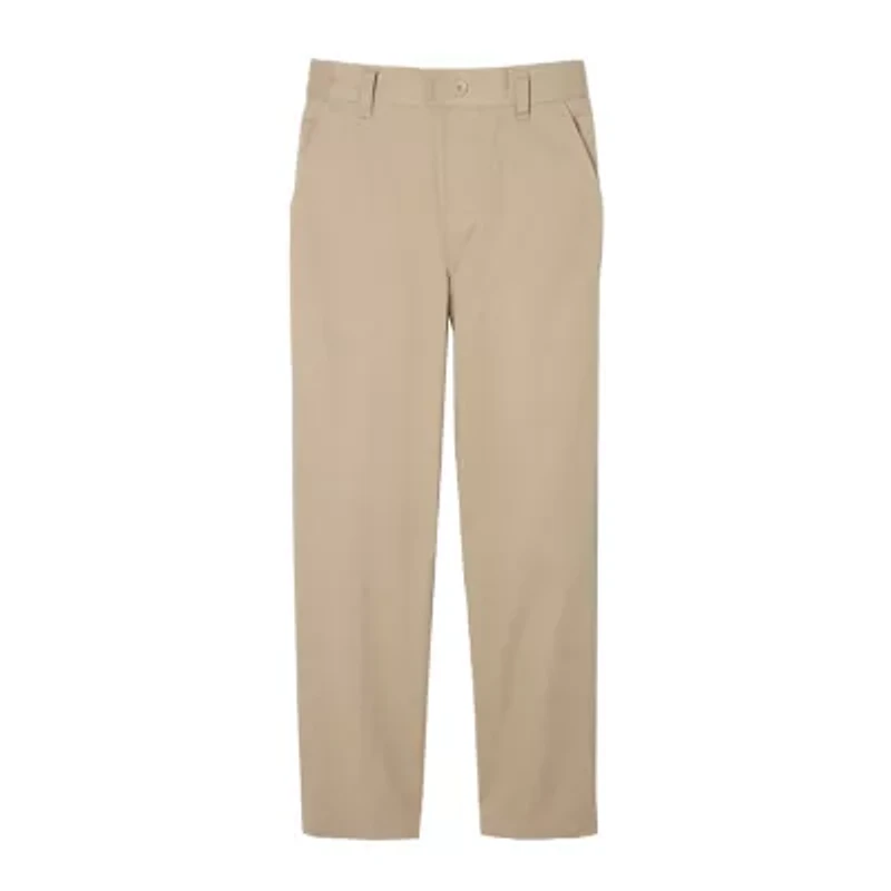 French Toast Relaxed Fit Pull-On Pant Little & Big Kid Boys Straight Flat Front