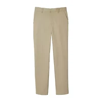 French Toast Relaxed Fit Twill Pant Little Boys Straight Pleated