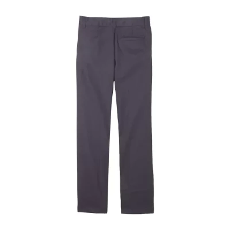 French Toast Relaxed Fit Twill Pant Boys Straight Pleated