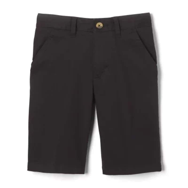 French Toast Big Kid Boys Adjustable Waist Chino Short