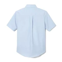 French Toast Little & Big Kid Boys Wrinkle Resistant Button Down Collar Short Sleeve Dress Shirt