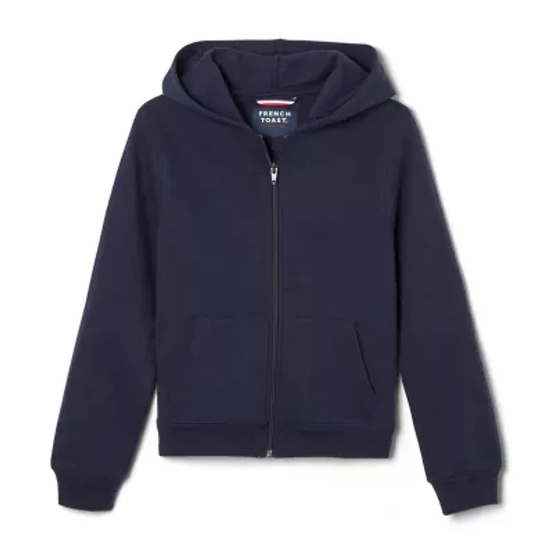 French Toast Toddler Boys Hooded Fleece Long Sleeve Sweatshirt
