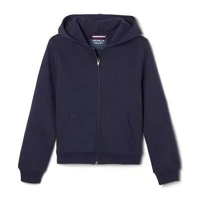 French Toast Toddler Boys Hooded Fleece Long Sleeve Sweatshirt