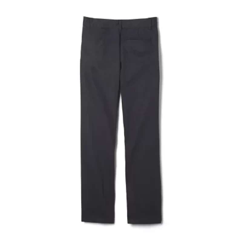 French Toast Big Kid Boys Straight Relaxed Fit Flat Front Pant