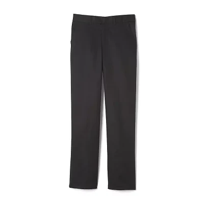French Toast Big Kid Boys Straight Relaxed Fit Flat Front Pant