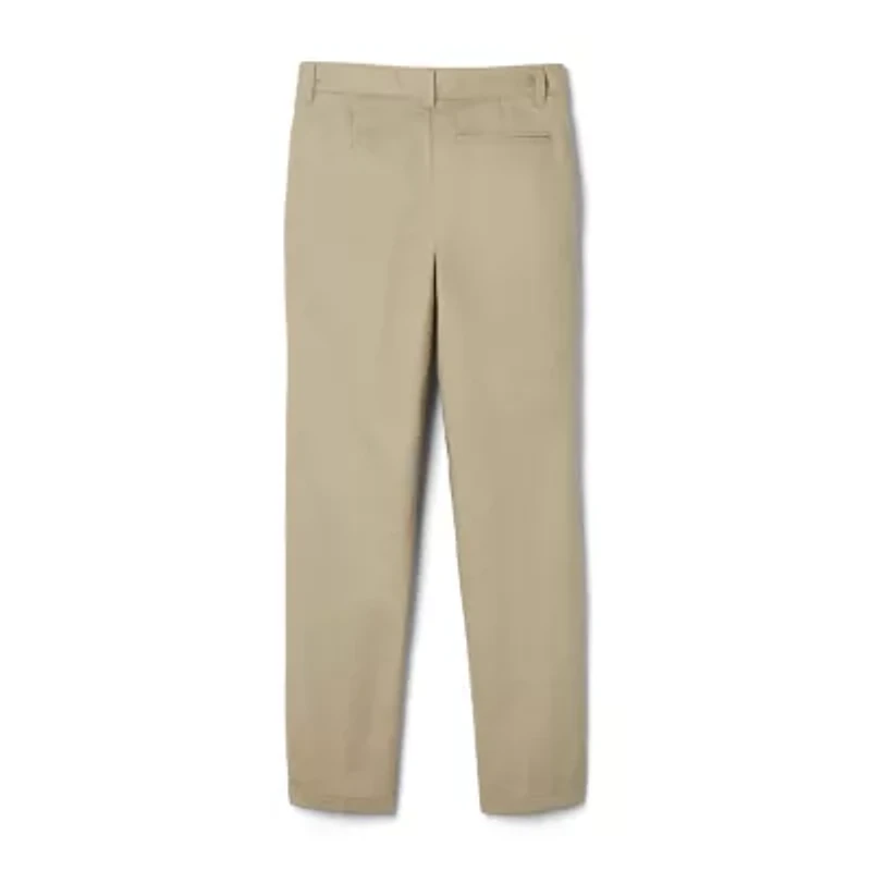French Toast Big Kid Boys Straight Relaxed Fit Flat Front Pant