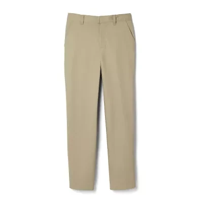 French Toast Big Kid Boys Straight Relaxed Fit Flat Front Pant